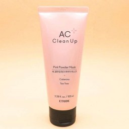 Маска для лица с розовой глиной для проблемной кожи ETUDE HOUSE AC Clean Up Pink Powder Mask 100 мл