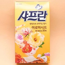 Листовой кондиционер для белья с ароматом хлопка LG Aroma Sheet Cotton Blossom 30 шт
