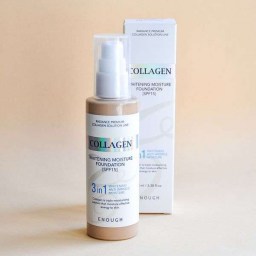 Тональная основа с коллагеном 3 в 1 SPF 15 Enougn Whitening Moisture Foundation 100 мл