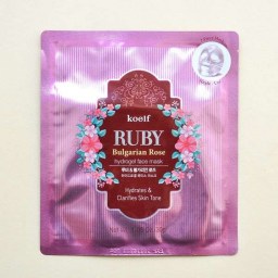 Гидрогелевая маска с рубином и болгарской розой Koelf Ruby & Bulgarian Rose Hydro Gel Mask Pack 