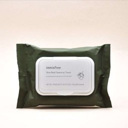 Очищающие салфетки для лица с экстрактом оливы Innisfree Olive Real Cleansing Tissue 30 шт.