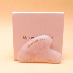 Массажер гуаша из розового кварца The Pure Lotus 