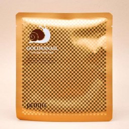 Гидрогелевая маска с золотом и улиточным муцином PETITFEE Gold & Snail Hydrogel Mask Pack 